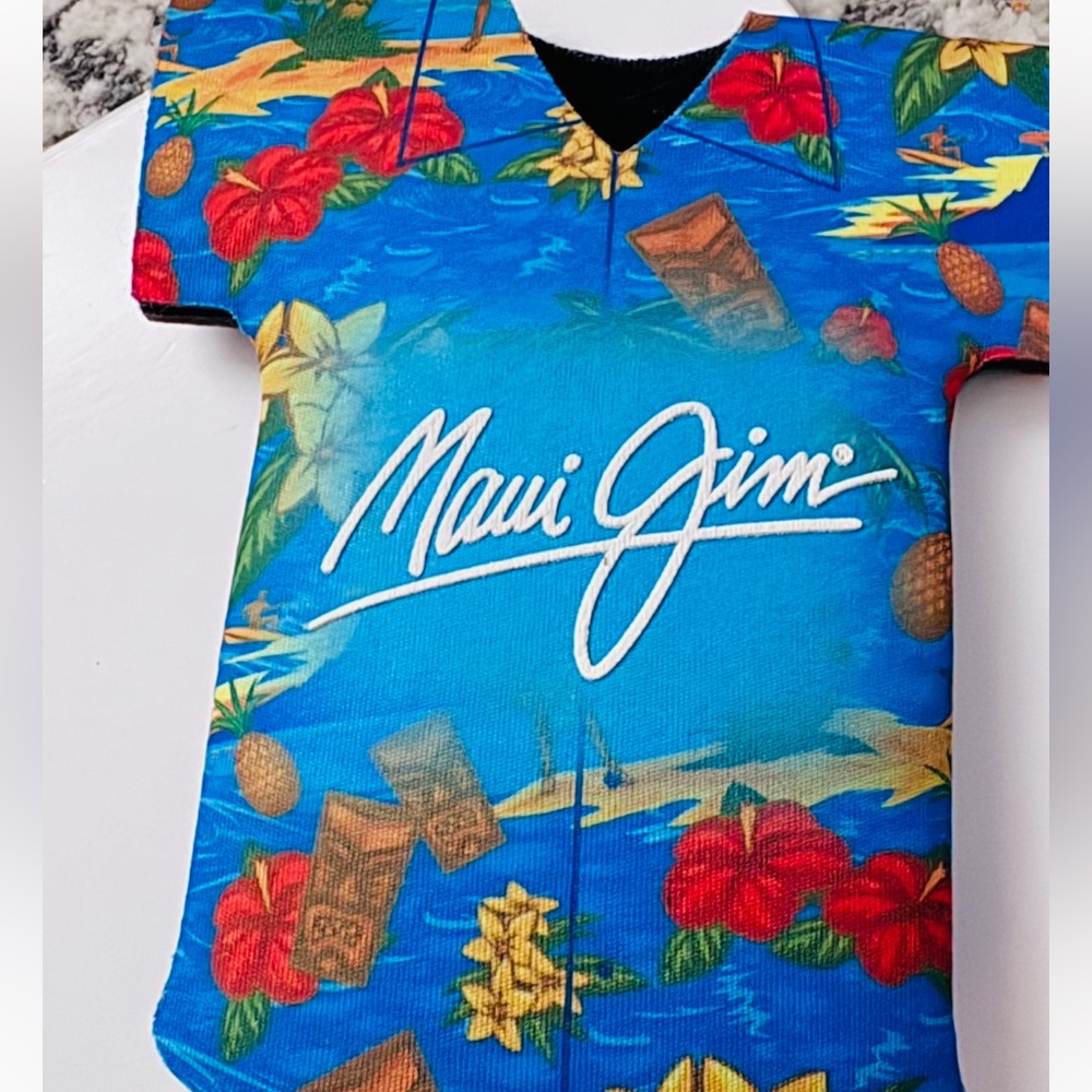 Maui Jim T-shirt Can Insulator Koozie